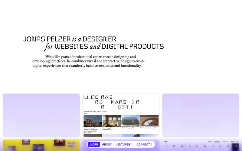 Jonas Pelzer 网站预览