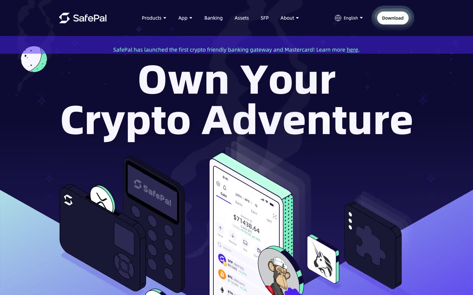 Safepal 网站预览