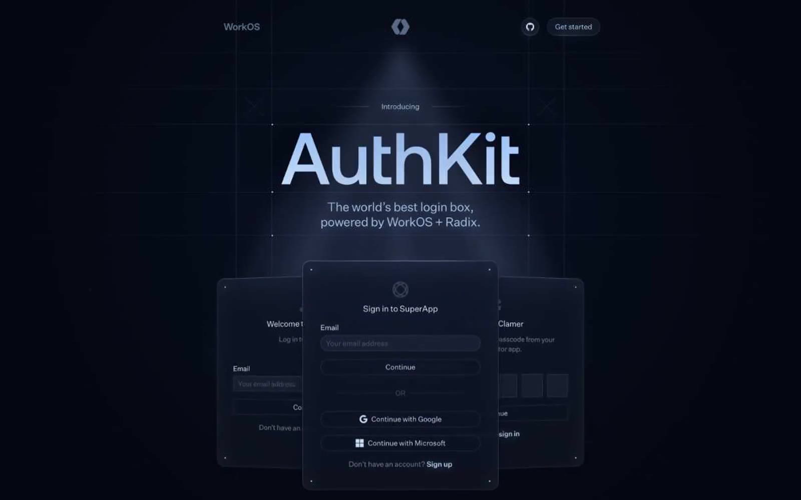 Authkit 网站预览