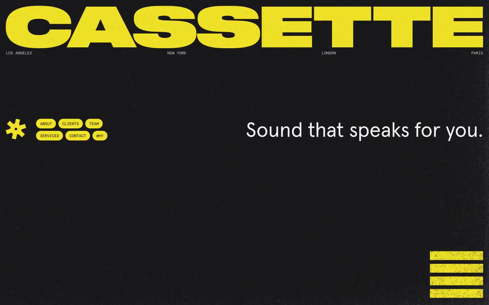 Cassette 网站预览