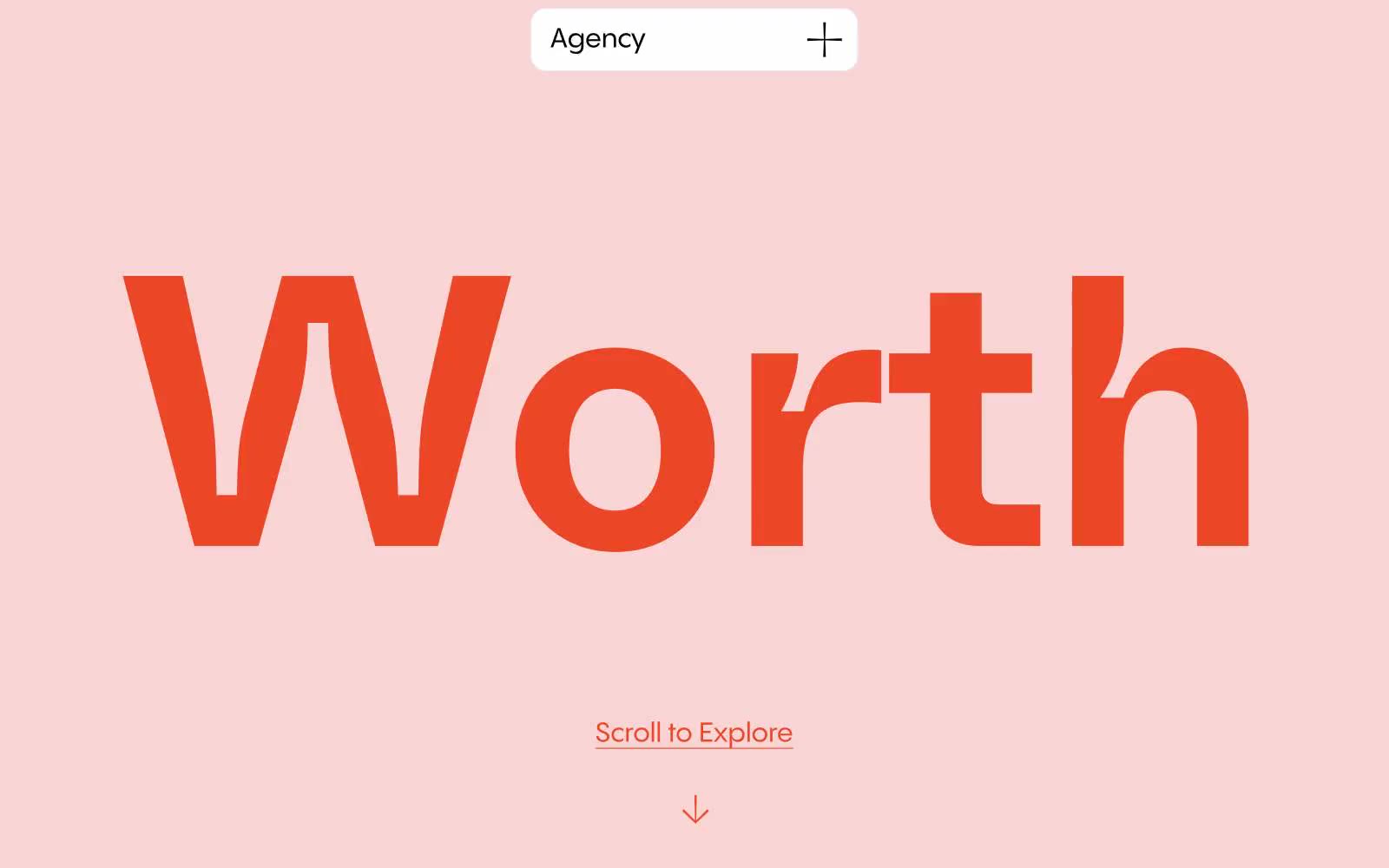 Worth Agency 网站预览