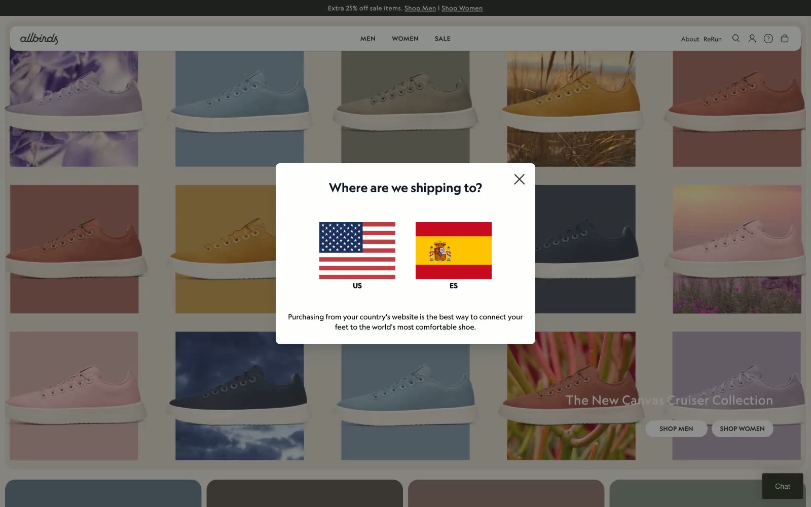 Allbirds 网站预览