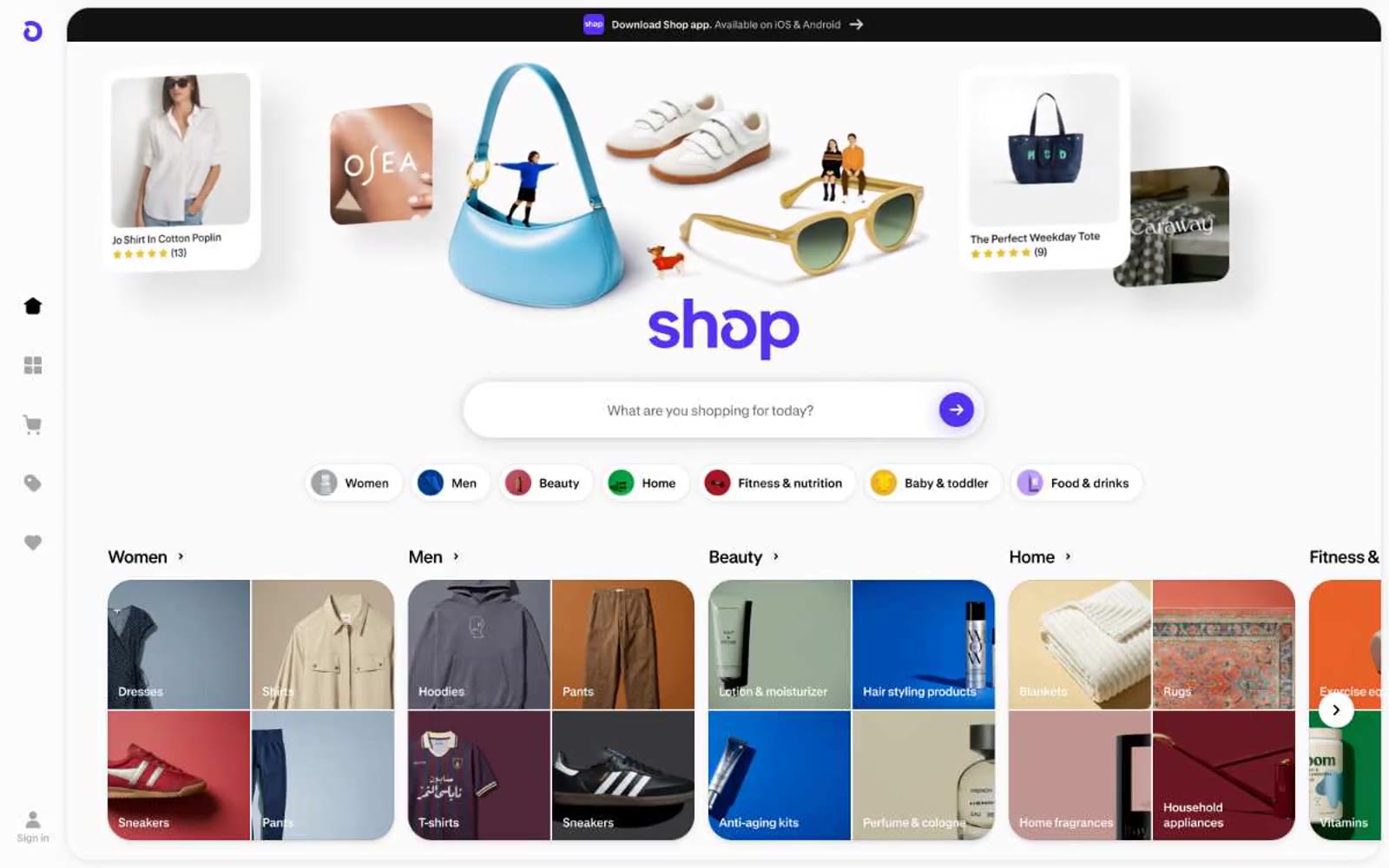 Shop 网站预览