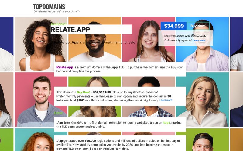 Relate dot App 网站预览