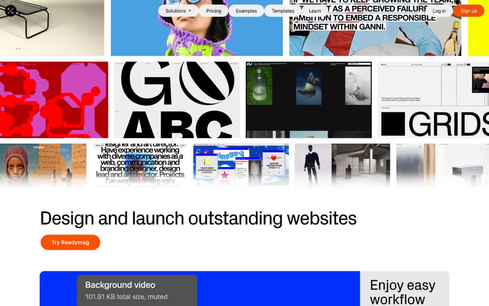 Readymag 网站预览
