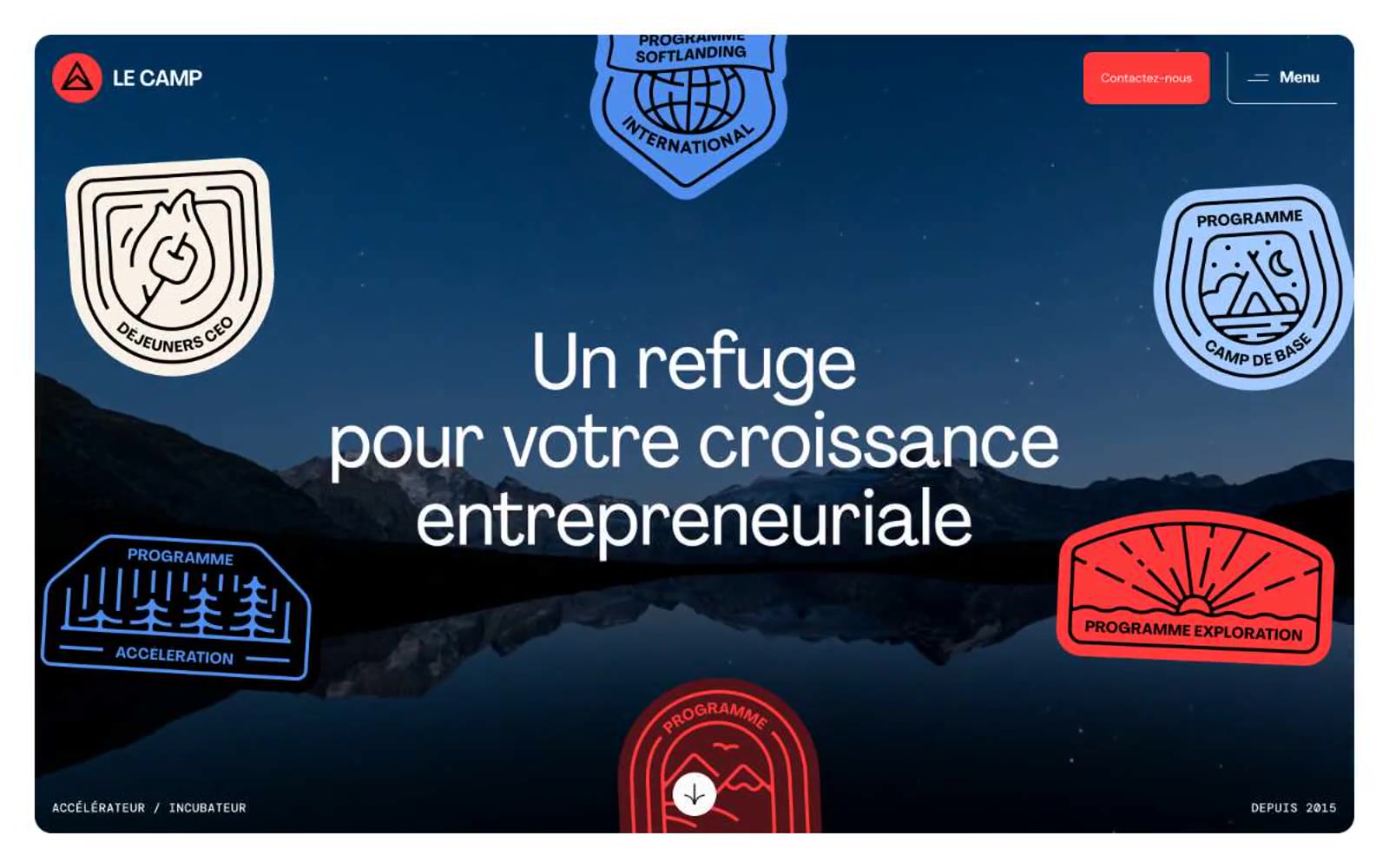 LE CAMP 网站预览