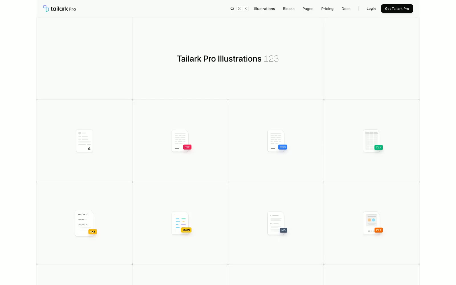 Tailark Pro 网站预览