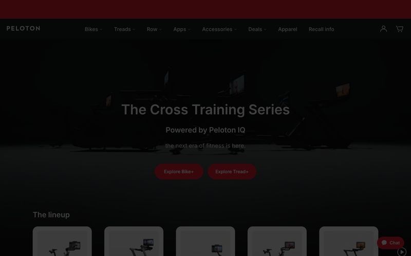 Peloton 网站预览