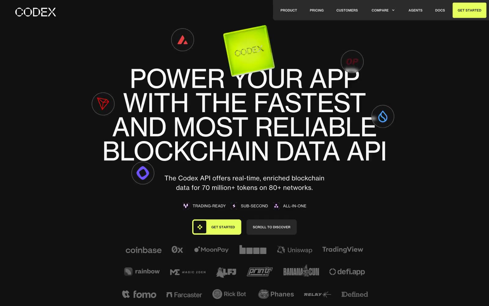 Codex.io 网站预览