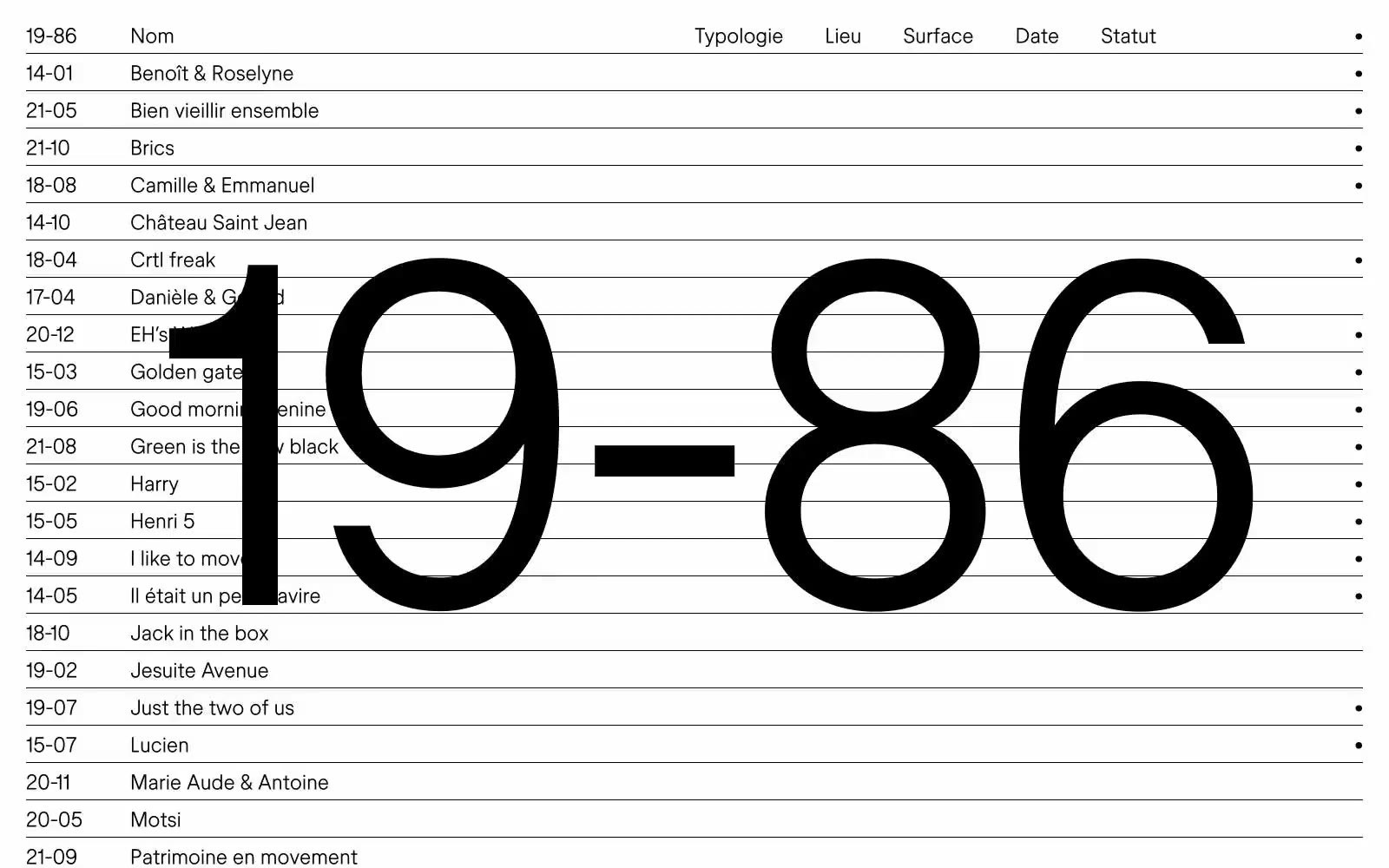 19–86 网站预览