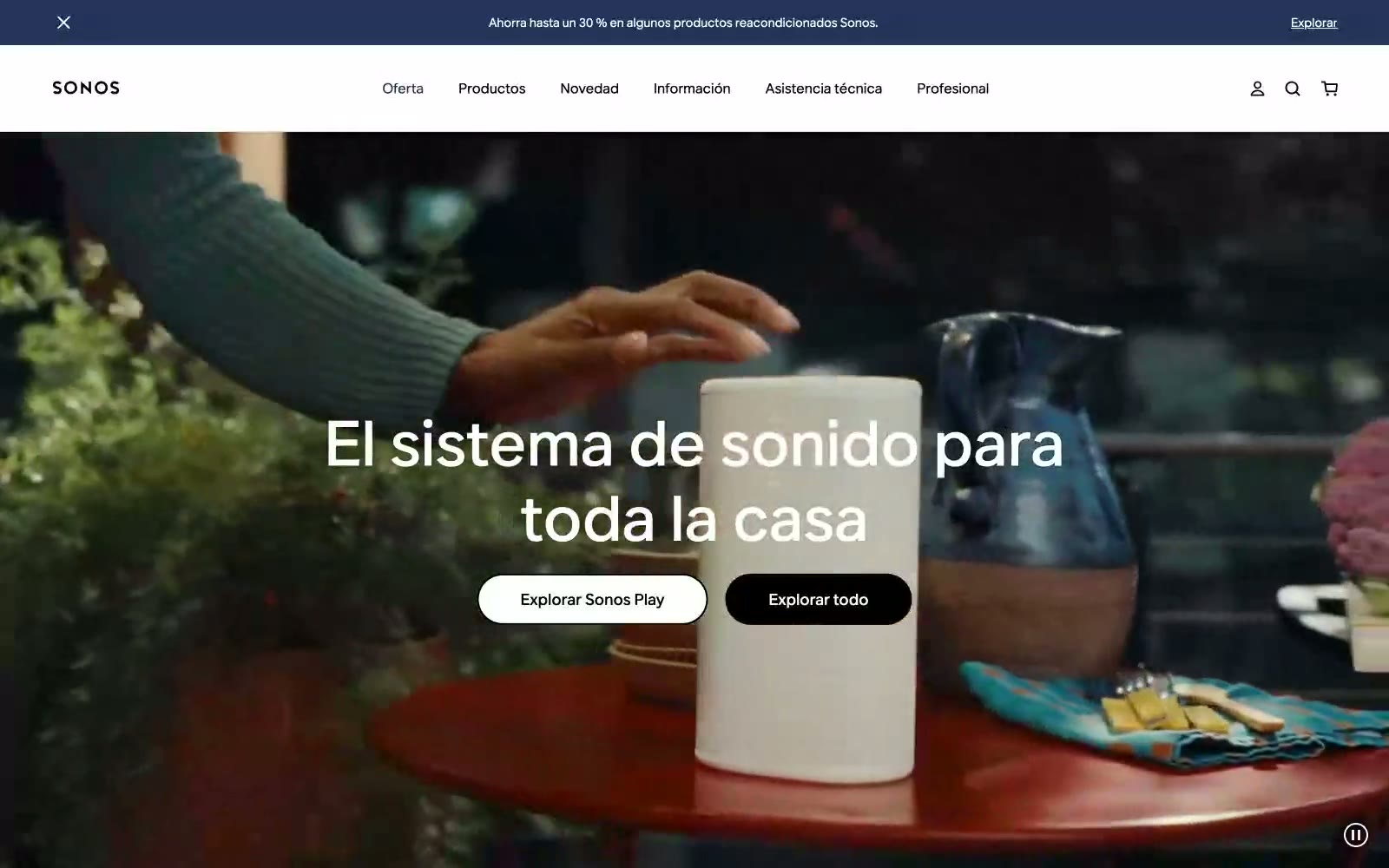 Sonos 网站预览