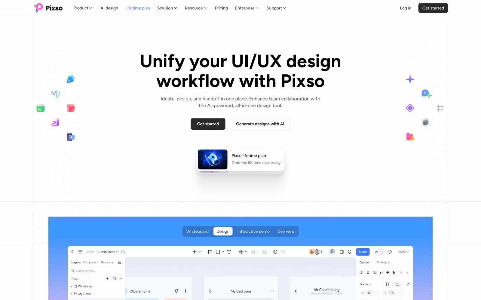 Pixso 网站预览