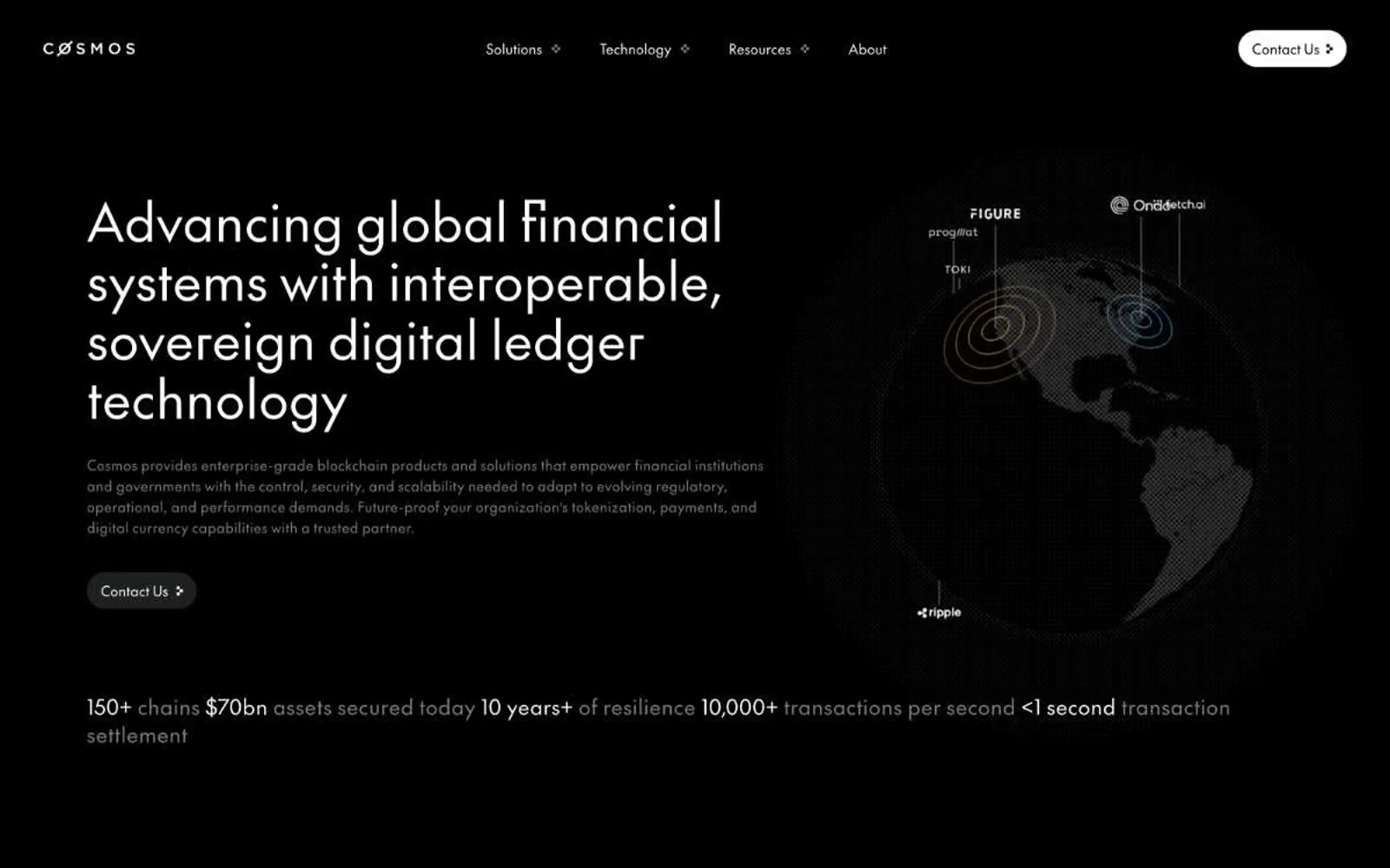 Cosmos Network 网站预览