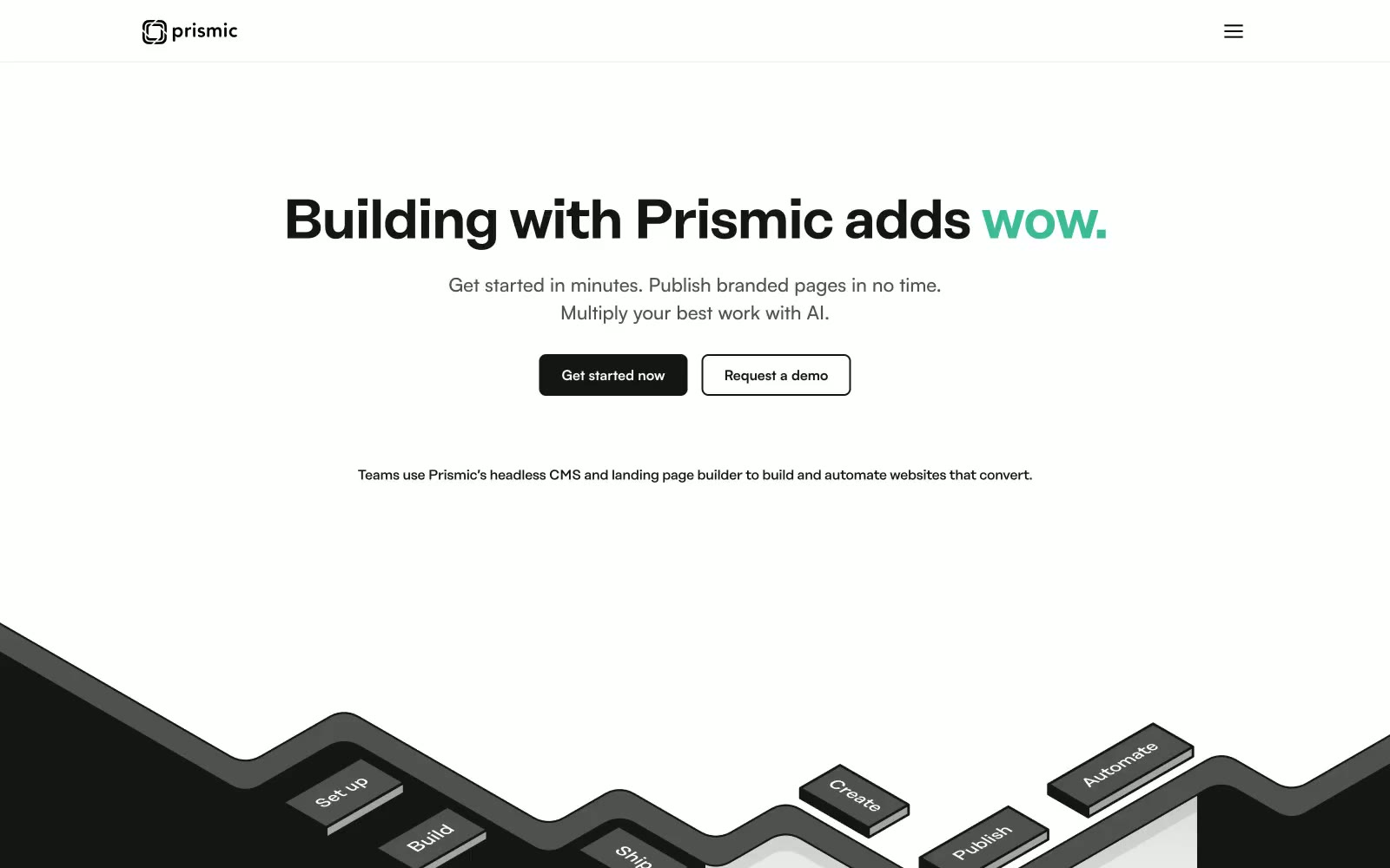 Prismic 网站预览