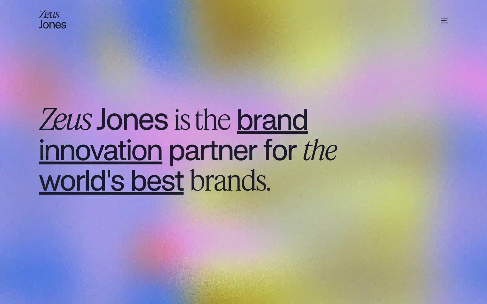Zeus Jones 网站预览