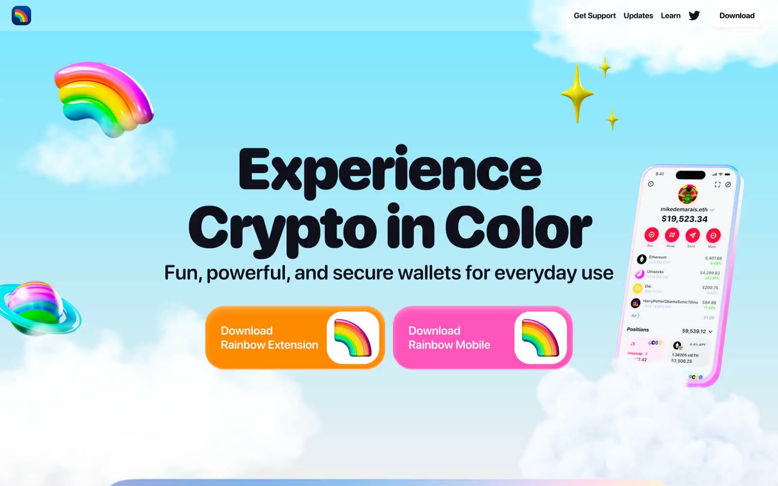 Rainbow 网站预览