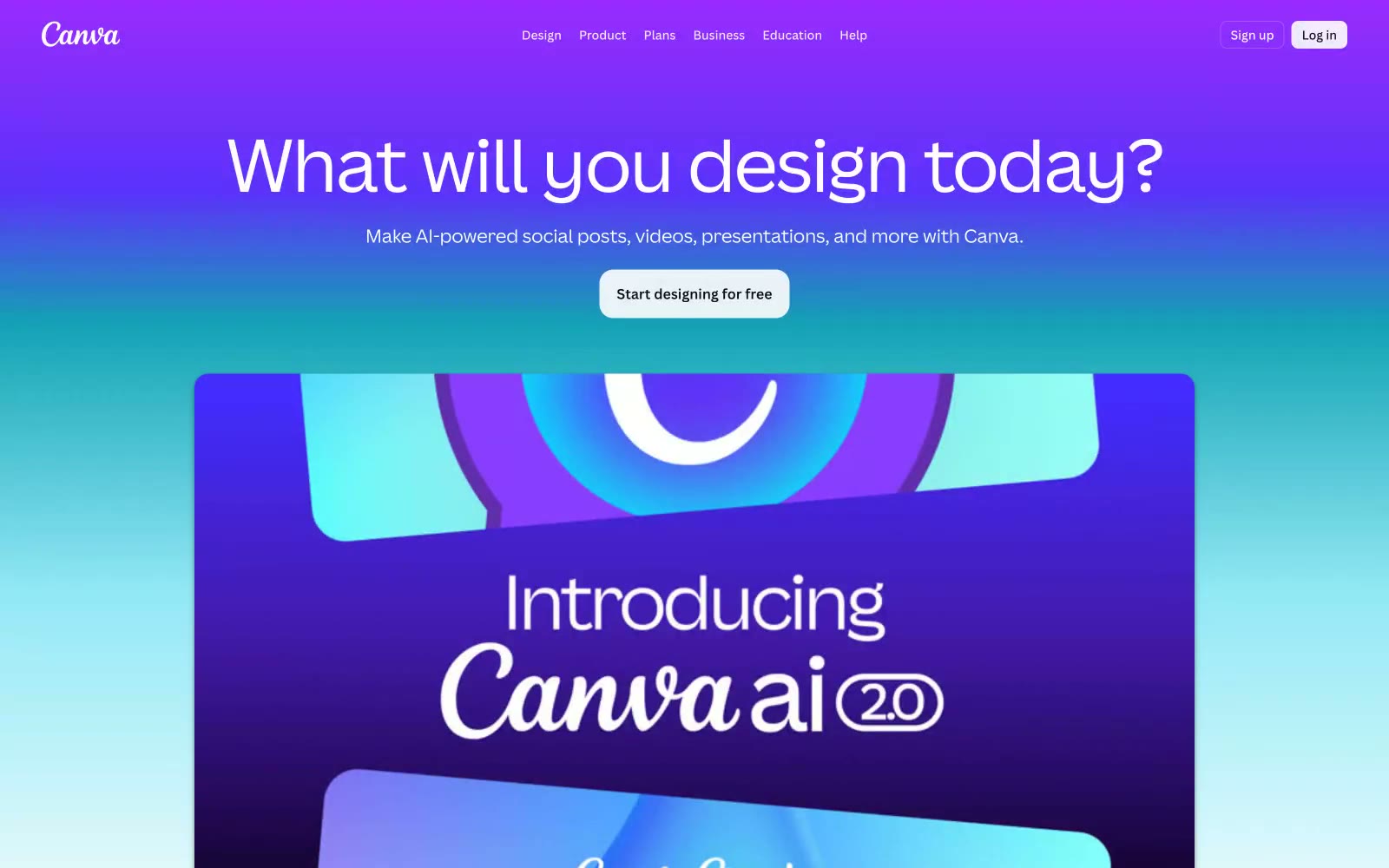 Canva 网站预览