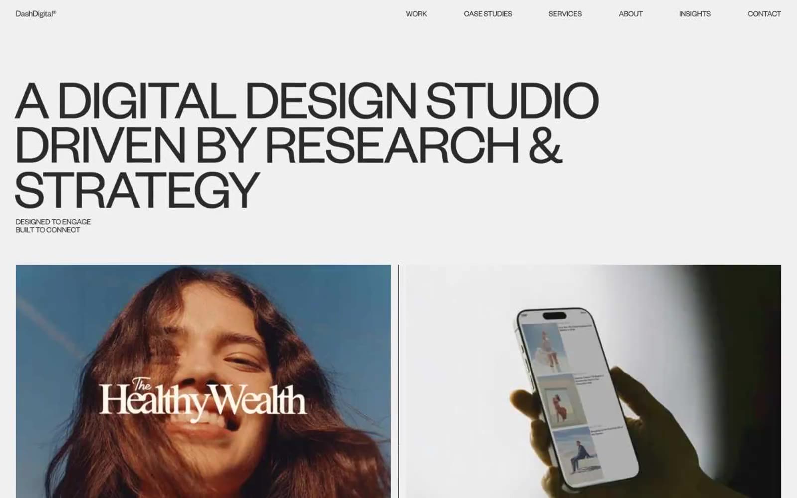Dash Digital Studio 网站预览