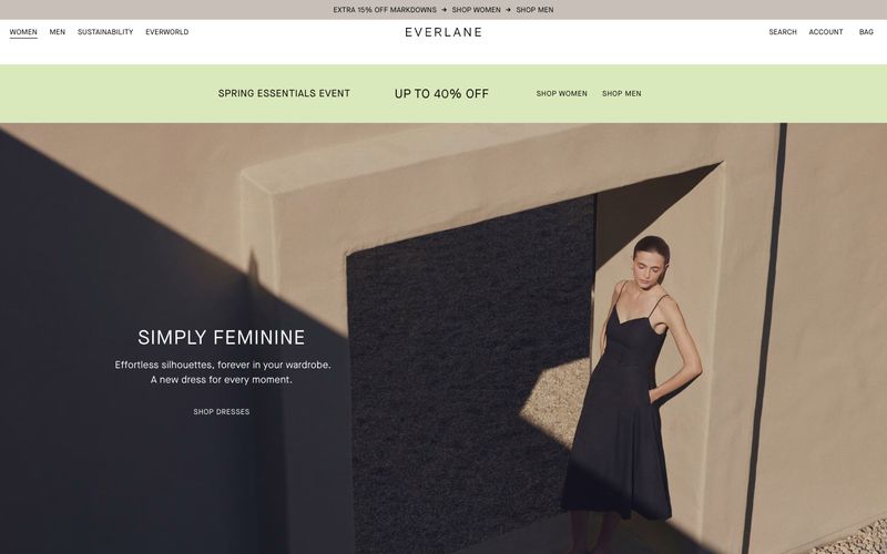 Everlane 网站预览
