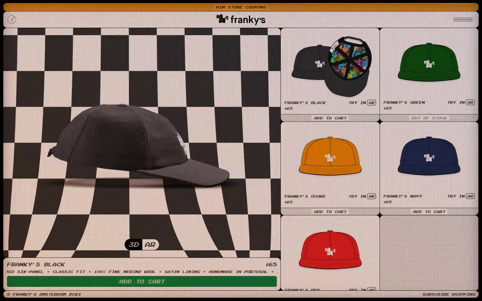 FRANKY'S 网站预览