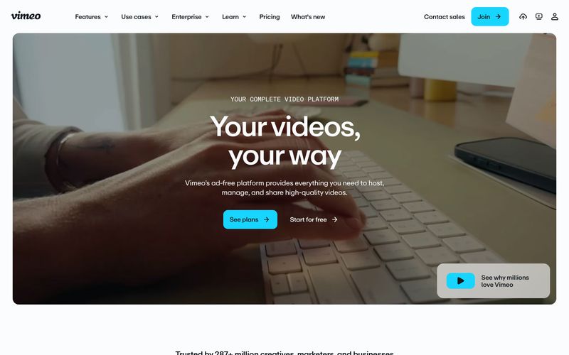 Vimeo 网站预览