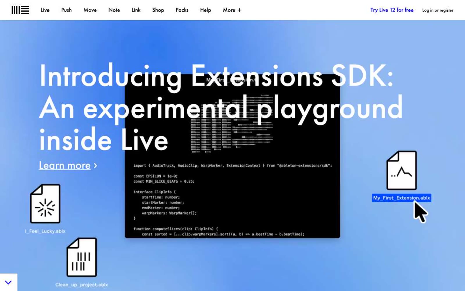 Ableton 网站预览