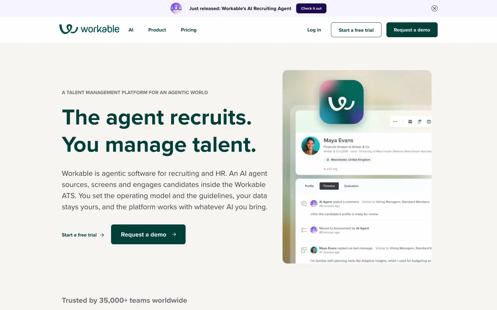 Workable 网站预览