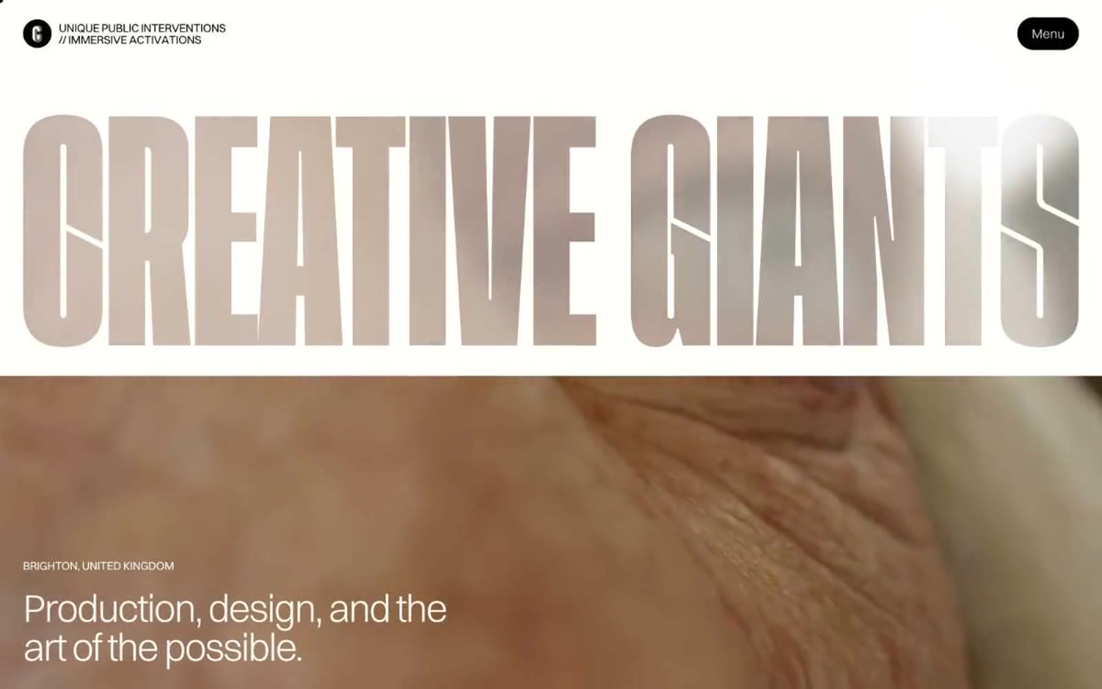 Creative Giants 网站预览