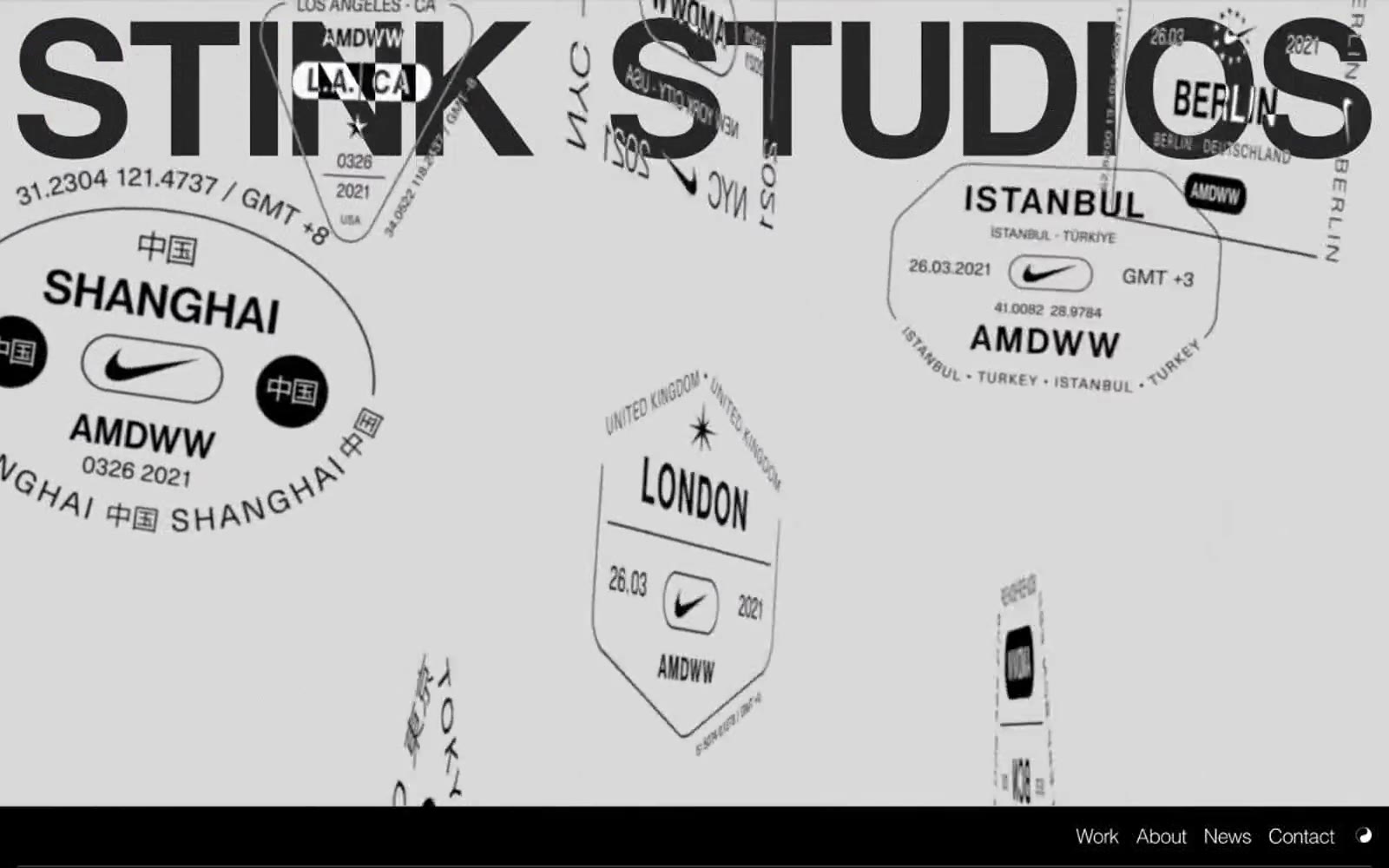 Stink Studios 网站预览