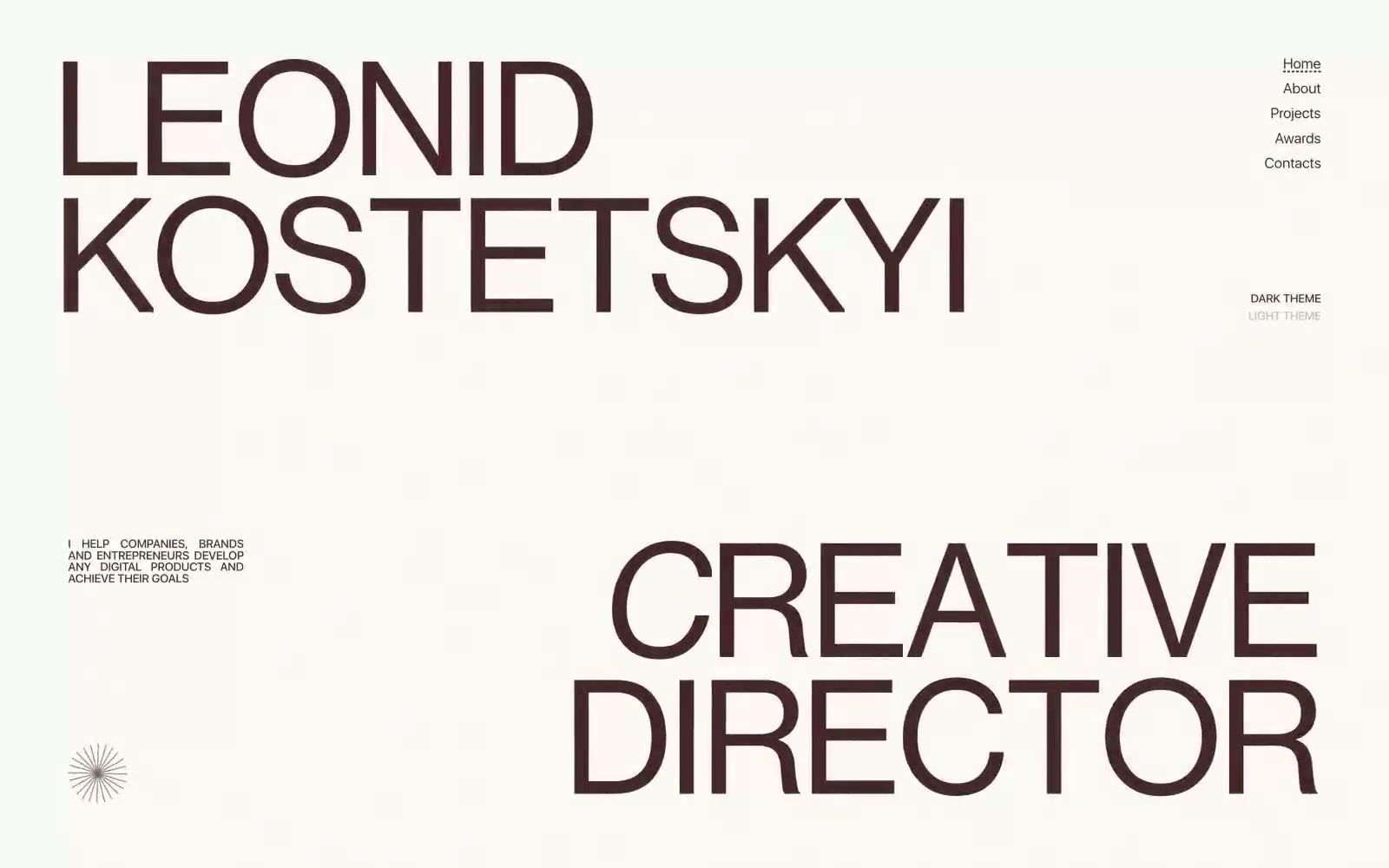 Leonid Kostetskyi 网站预览