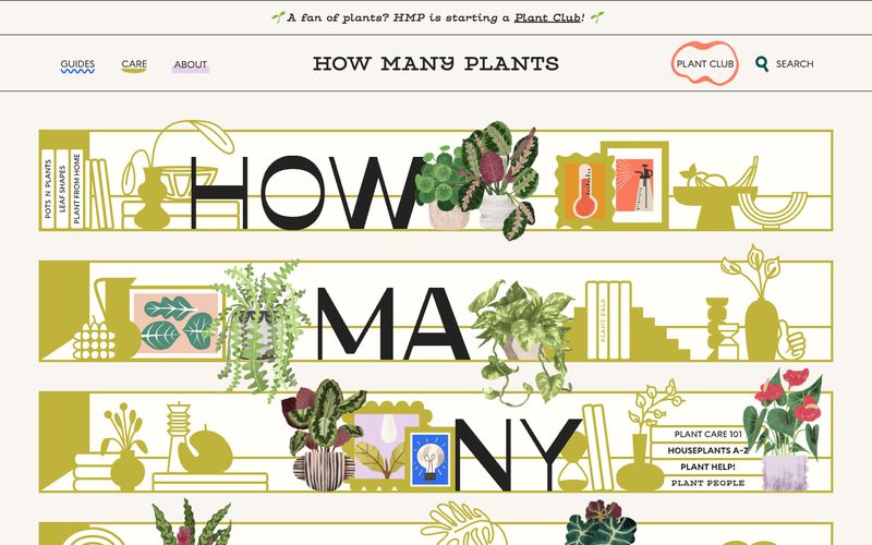 How Many Plants 网站预览