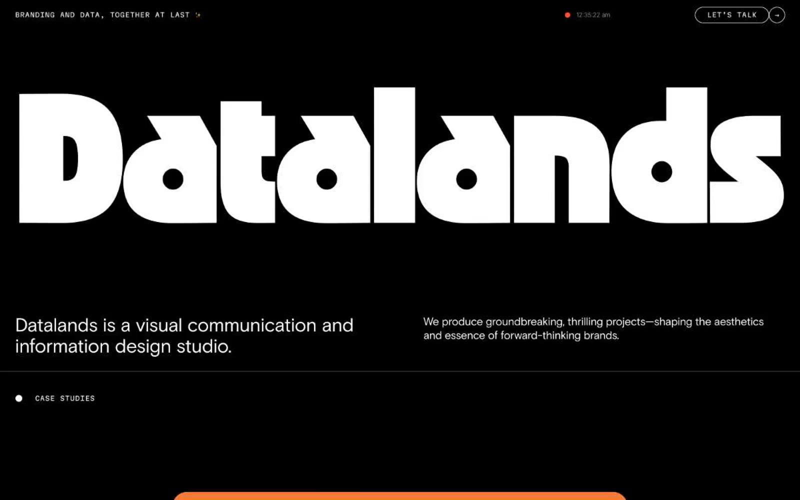 Datalands 网站预览
