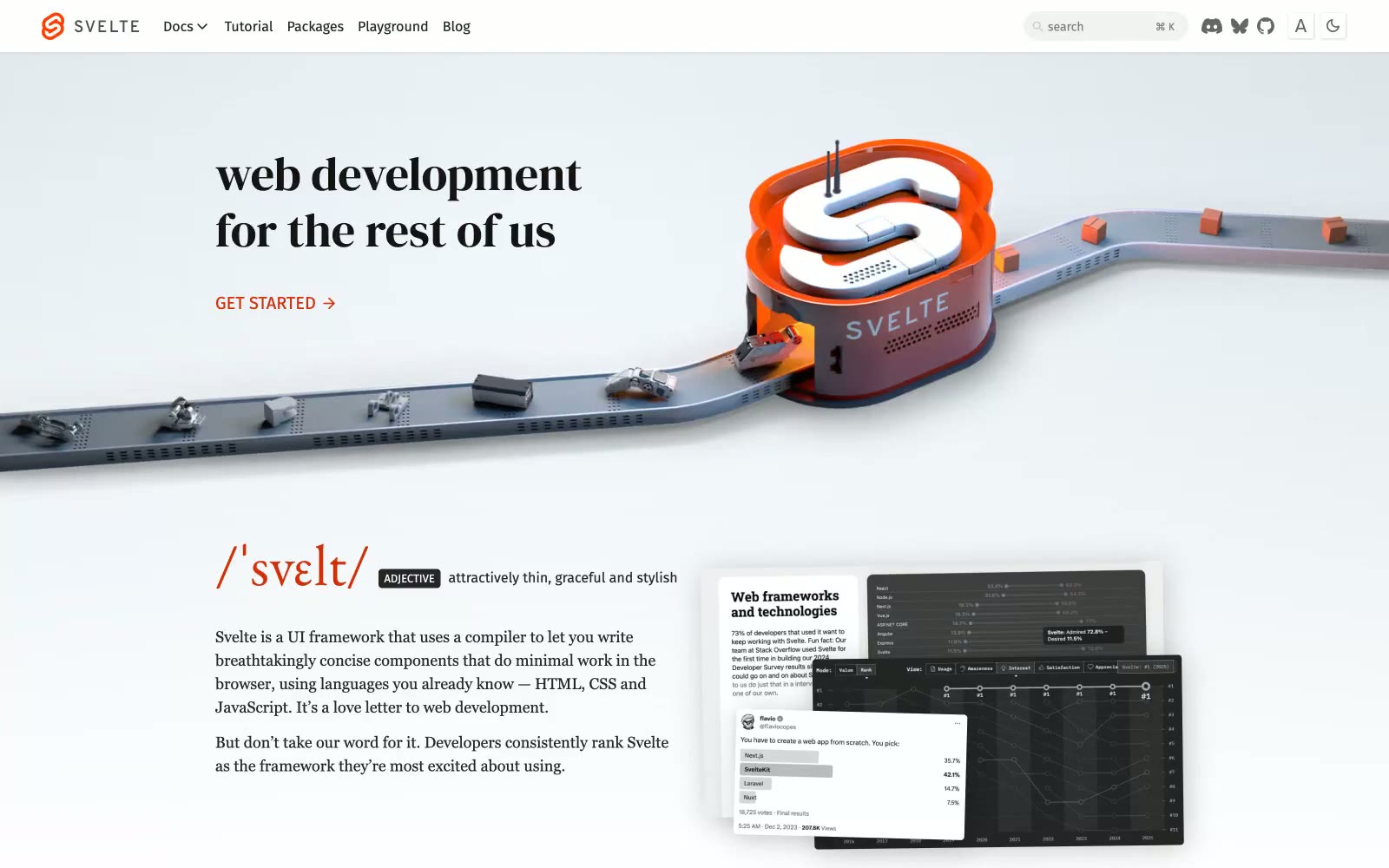 Svelte 网站预览