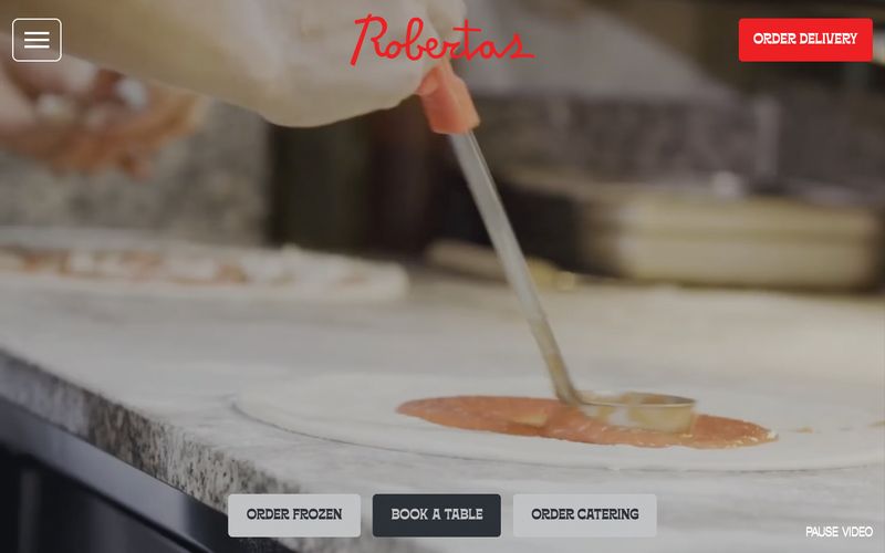 Roberta's Pizza 网站预览