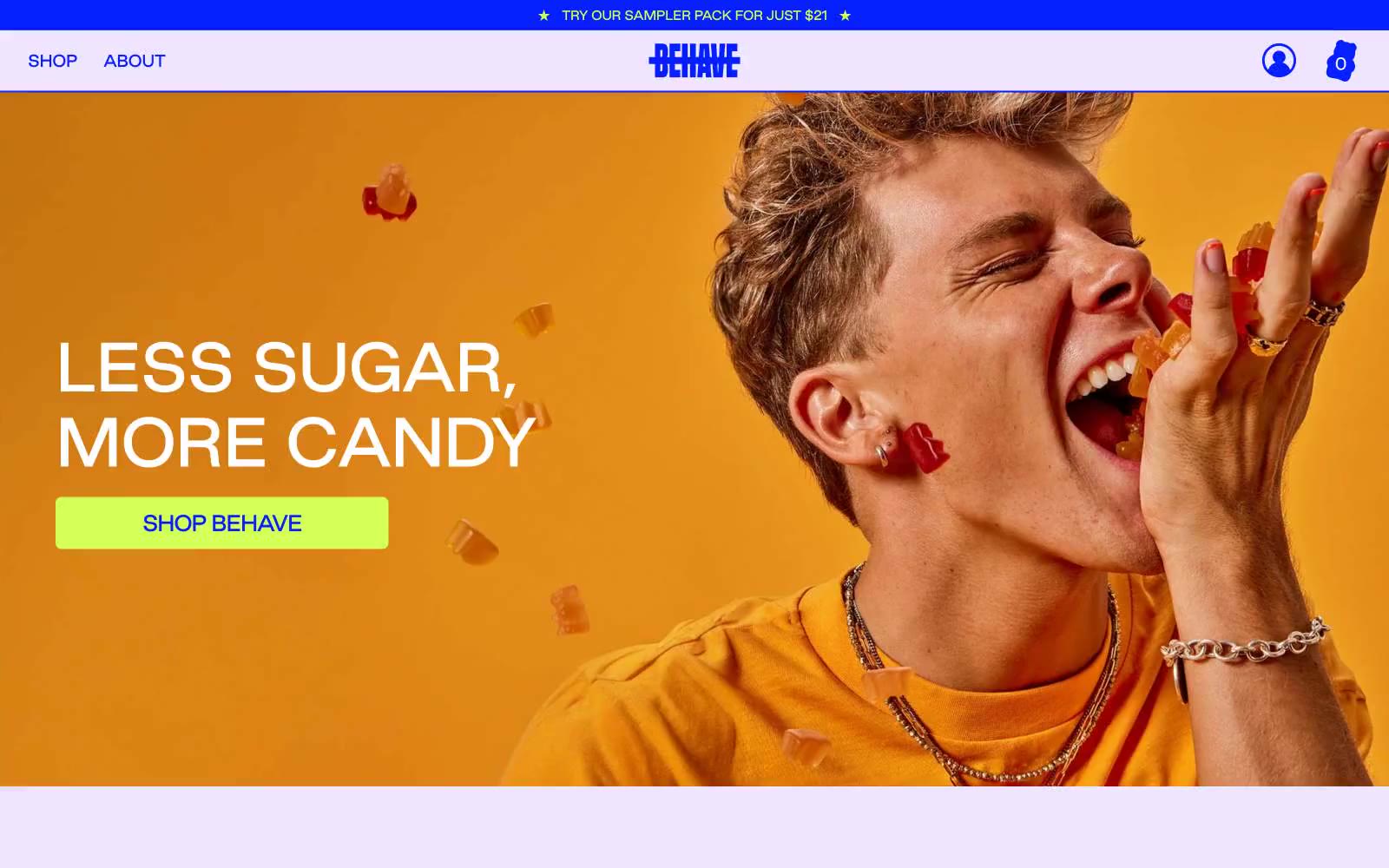 BEHAVE Candy 网站预览