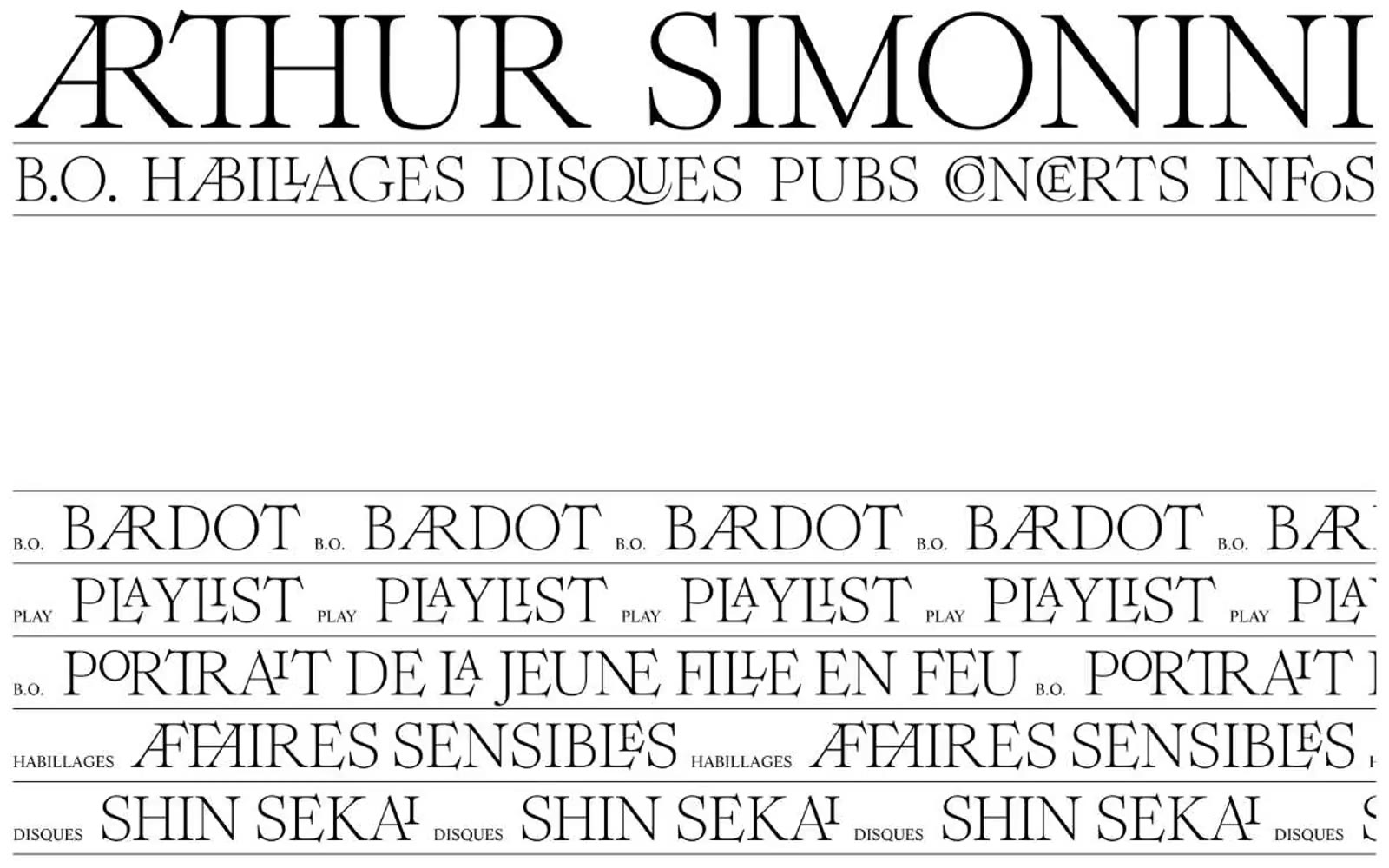 Arthursimonini 网站预览