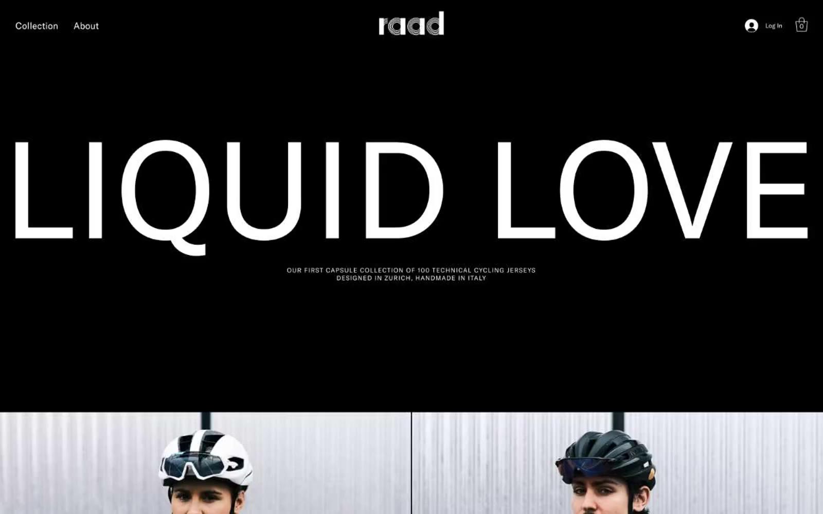 Raad Cycling 网站预览
