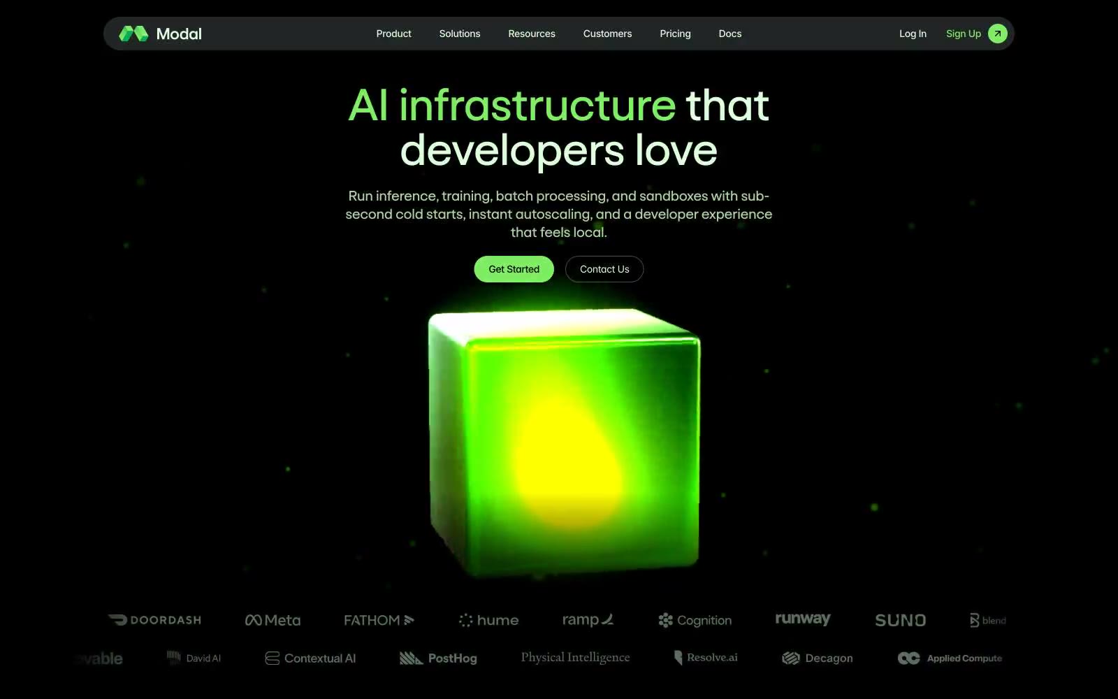 Modal 网站预览