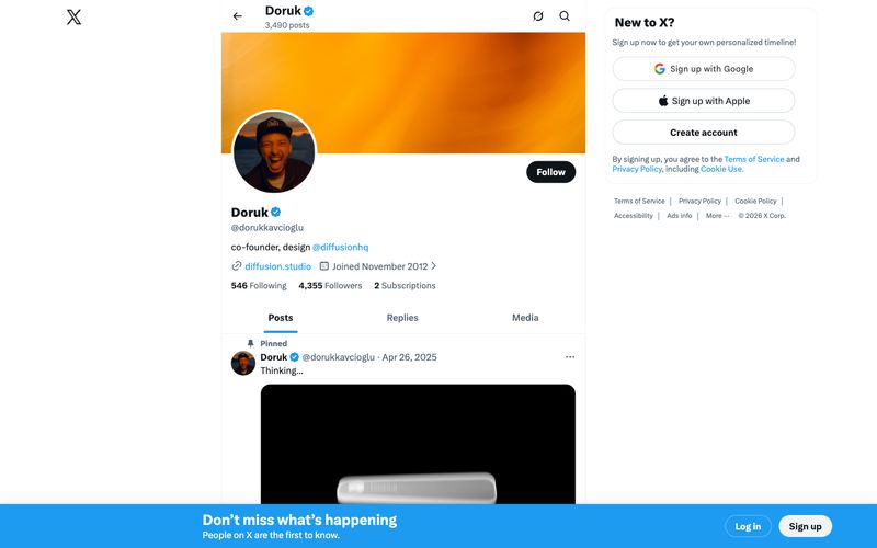 X (formerly Twitter) 网站预览