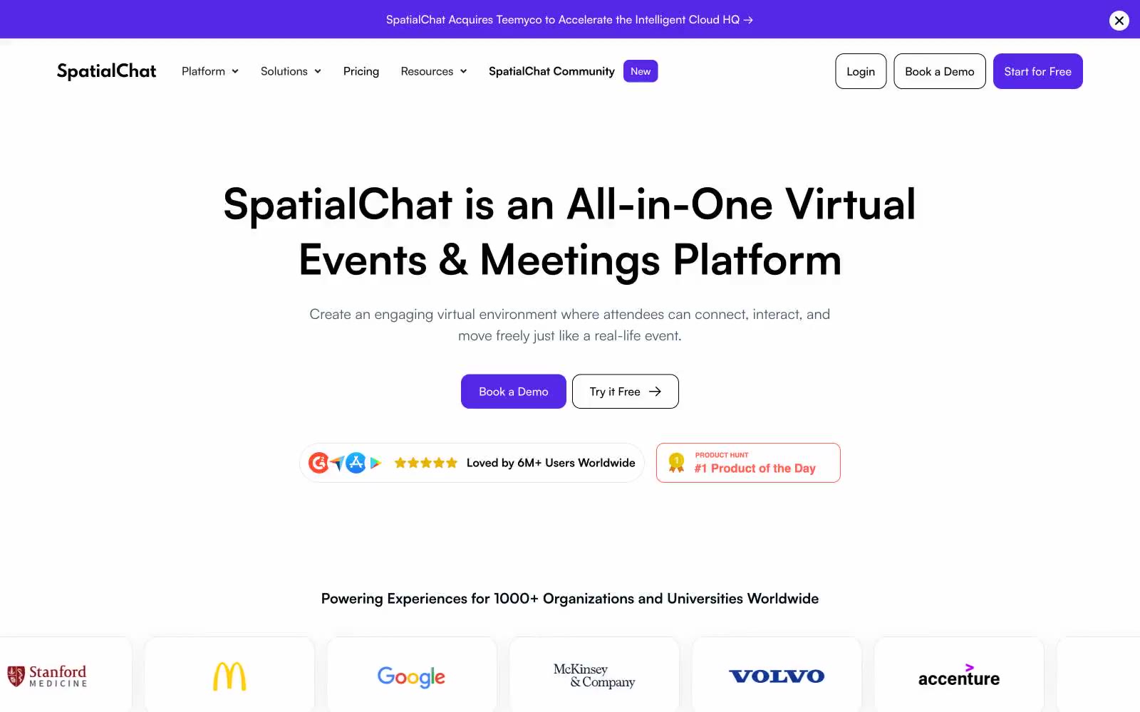 SpatialChat 网站预览