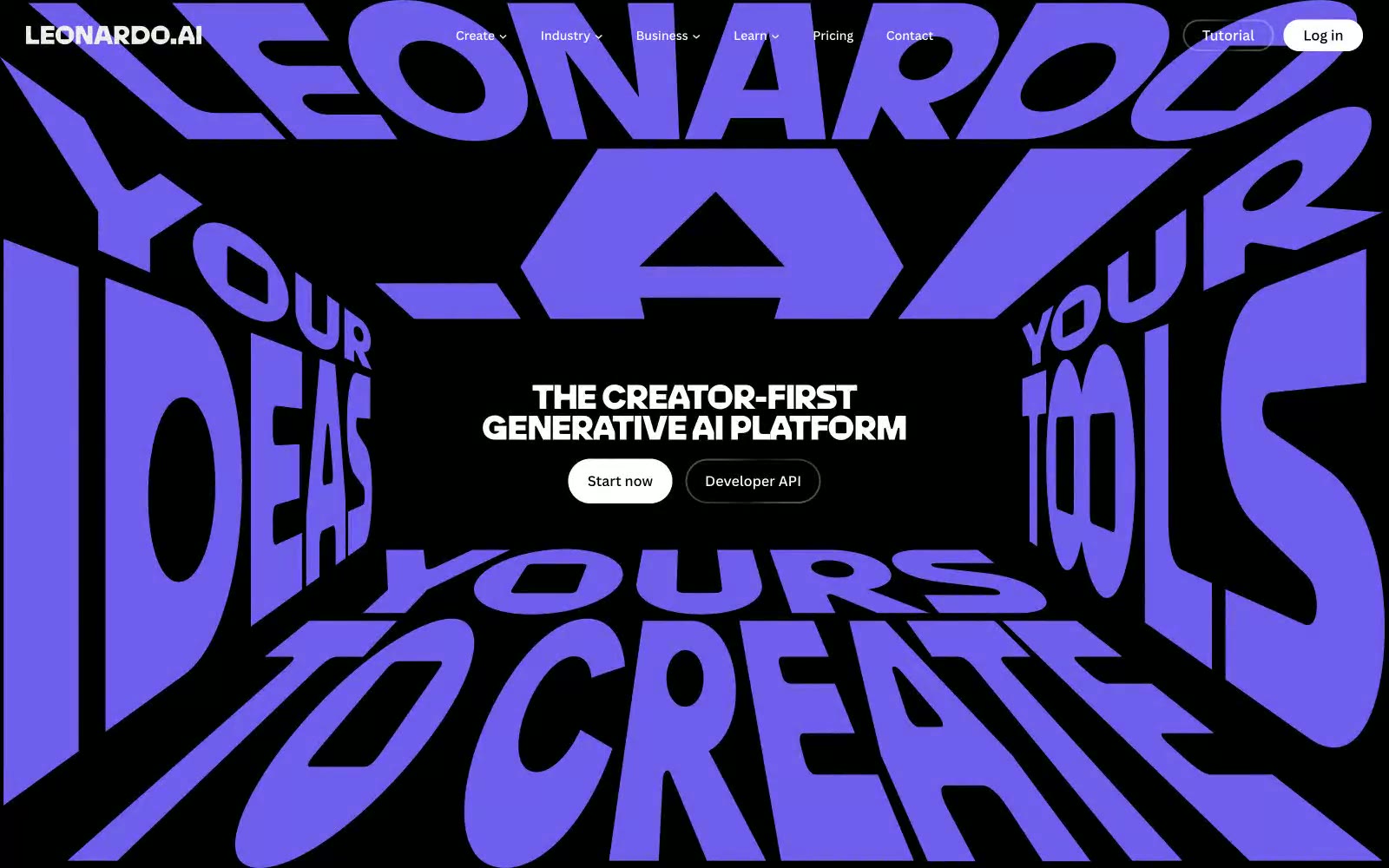 Leonardo.ai 网站预览