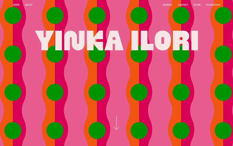 Yinka Ilori Studio 网站预览