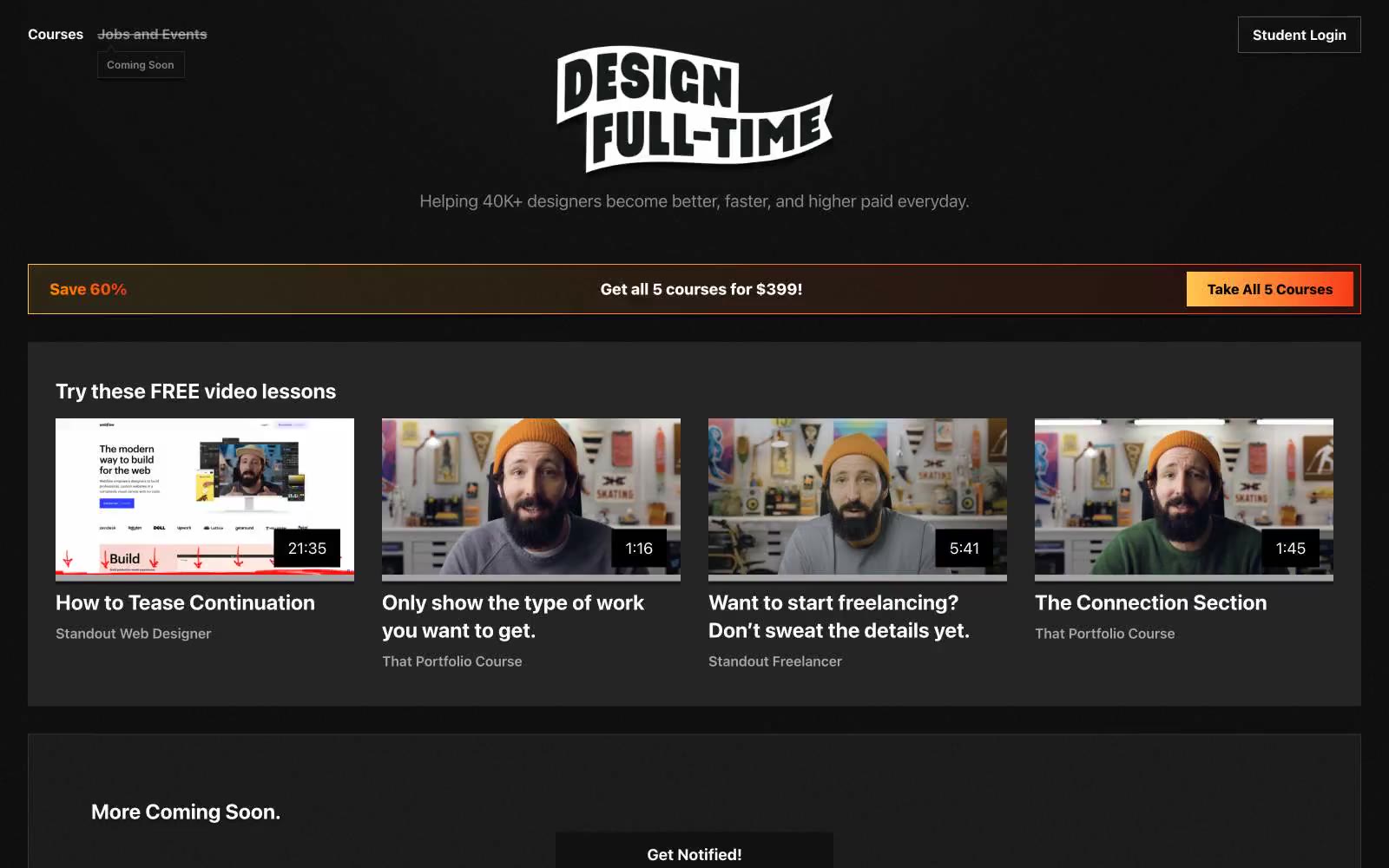 Design Full-Time 网站预览